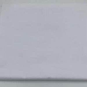 White Cotton Fabric by The Yard - Prepackaged by The Yard- 100% Cotton