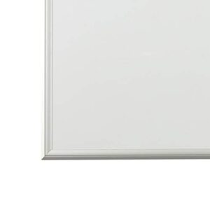 MessageStor 2 feet x 3 feet Dry Erase Board, 24 in x 36 in White Board, with Markers, Magnets, and Magnetic Eraser Accessories, for Offices, Presentations, Classrooms, Home School, Memo Board