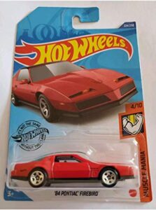 hot wheels 2020 muscle mania '84 pontiac firebird, red 224/250