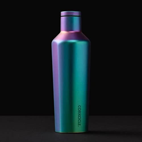 Corkcicle Luxe Collection 16 Ounce Canteen Triple Insulated Stainless Steel Water Bottle with Screw Cap and Extra Wide Mouth, Dragonfly