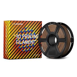 FLASHFORGE Wood 3D Printer Filament, 1.75mm (Dark Wood), 1kg Spool (2.2lbs), Guaranteed Fresh, Dimensional Accuracy +/- 0.02mm, Tangle-Free, Fits Most FDM Printers [Risk-Free]