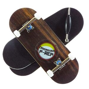 p-rep ebony - solid performance complete wooden fingerboard (chromite, 34mm x 97mm)