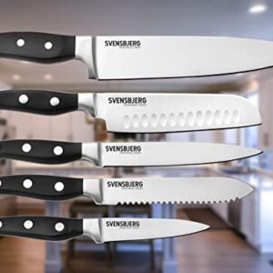 SVENSBJERG Kitchen Knife Set, Chef-Knife-Set, Set of Cooking-Knives Professional | Stainless Steel Cutlery, Sharp, German Brand, High-End | SB-KS201