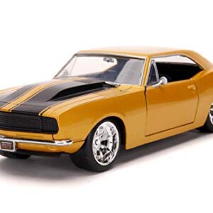 Jada Toys Bigtime Muscle 1:24 1967 Chevy Camaro Die-cast Car, Toys for Kids and Adults