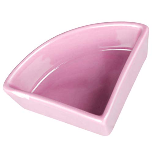 POPETPOP Hamster Bowl Ceramic Chewing Food Dish Water Bowl for Small Rodents Gerbil Hamsters Mice Guinea Pig Cavy Hedgehog Small Animals （Random Color）