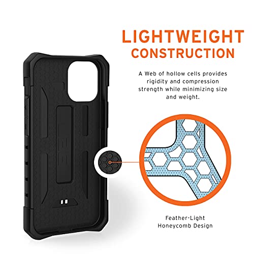 URBAN ARMOR GEAR UAG Designed for iPhone 12 Mini 5G [5.4-inch Screen] Rugged Lightweight Slim Shockproof Pathfinder Protective Cover, Black