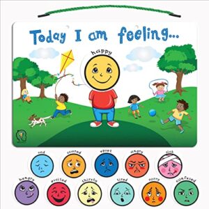 today i am feeling chart feelings and emotion magnetic chart communication aid for speech delay non verbal children with autism, special needs adhd