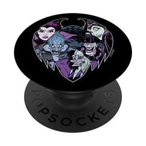 disney villains evil crew popsockets popgrip: swappable grip for phones & tablets