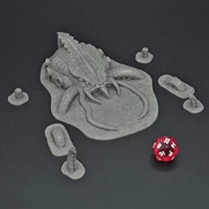 EnderToys Kraken, 3D Printed 28mm Miniatures for Tabletop RPGs and Wargames