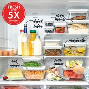 ZWILLING Fresh & Save 2-Piece Small Glass Airtight Food Storage Container, Meal Prep Container