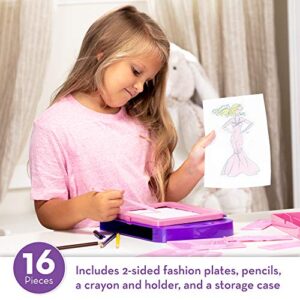 Melissa & Doug Fashion Design Art Activity Kit & Princess Design Activity Kit