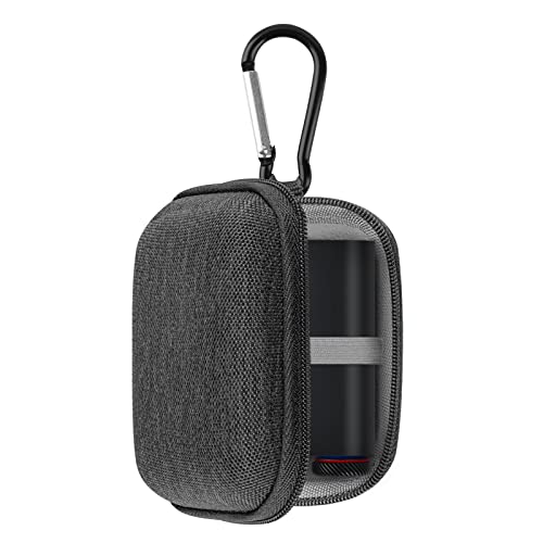 Geekria Shield Headphones Case Compatible with Fiio M5, BTR3, BTR5, A1, S.M.S.L Idol+, IDEA, X4, Shanling Q1, M1 Case, Replacement Hard Shell Travel Carrying Bag with Cable Storage (Dark Grey)