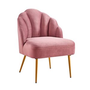 ball & cast accent chair, 26d x 23.5w x 32.25h in, rose