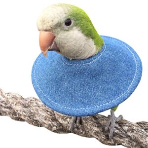 hezhuo adjustable parrot cone collar, safe and practical cotton collar to prevent bites and licking wounds, to help heal (xs)