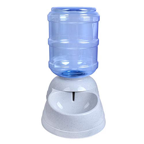 Pet Water Dispenser Station - 3 Gallon/11L Replenish Pet Waterer for Large Dog Cat Animal Automatic Gravity Water Drinking Fountain Bottle Bowl Dish Stand