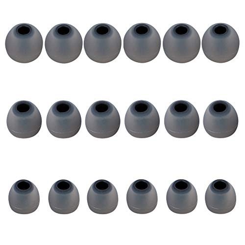 Brandless Silicone Earbud Tips Replacement Earbuds Cap Eartips Tips Eargels 9 Pairs S M L