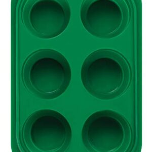 HIC Kitchen Prep-N-Freeze Mini Portion Tray with Lid, Collapsible LFGB Silicone, 2-Ounce Sections