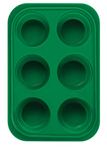 HIC Kitchen Prep-N-Freeze Mini Portion Tray with Lid, Collapsible LFGB Silicone, 2-Ounce Sections