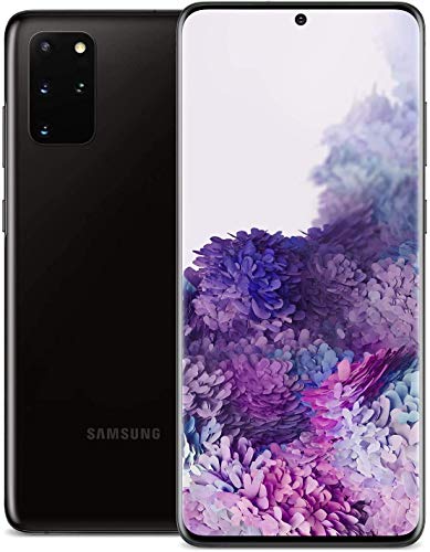 SAMSUNG Galaxy S20+ Plus 5G Factory Unlocked Android Cell Phone SM-G986U US Version | 128GB | Fingerprint ID & Facial Recognition | Long-Lasting Battery (Cosmic Black, 128GB)