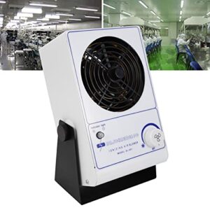 110V 60Hz Ionizing Air Blower Fan Anti Electrostatic Ion Blower Anti-Static Ionizer ESD Static Electricity Elimination Eliminator Fan Adjustable Wind Speed