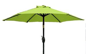 bellrino decor 7.5 ft 6 ribs replacement strong & thick patio umbrella canopy cover (canopy only) - sage green