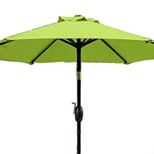 BELLRINO DECOR 7.5 ft 6 Ribs Replacement STRONG & THICK Patio Umbrella Canopy Cover (Canopy Only) - SAGE GREEN