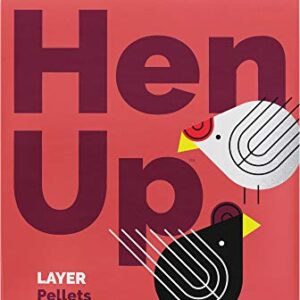 Hen Up Organic | Layer Pellet - Non-GMO Chicken Food | 25 Pound (25 lb.) Bag