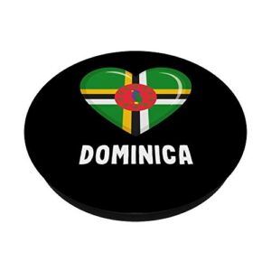 Dominica Flag Dominican Phone Grip PopSockets Grip and Stand for Phones and Tablets