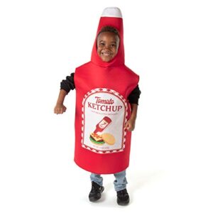 Tomato Ketchup Bottle Childrens Halloween Costume - Fun Food Kids Outfit (YL)