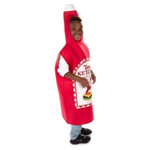Tomato Ketchup Bottle Childrens Halloween Costume - Fun Food Kids Outfit (YL)