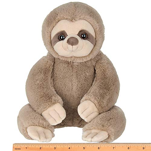 Bearington Sammy Plush Sloth Stuffed Animal, 15 Inches