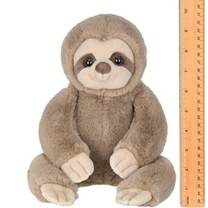 Bearington Sammy Plush Sloth Stuffed Animal, 15 Inches