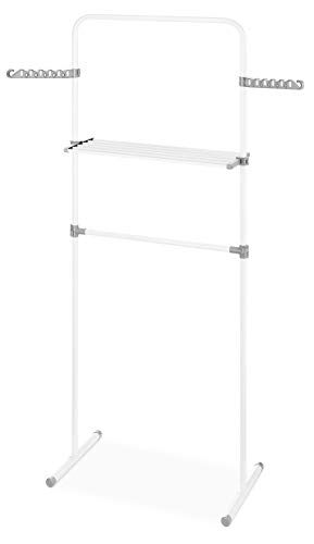 Whitmor Laundry Storage and Drying Rack, White