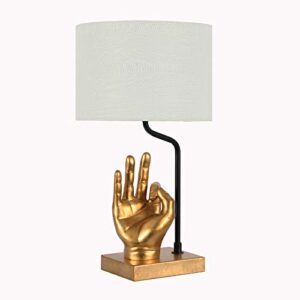 adesso simplee sl3704-04 hand usb, table lamp, antique gold