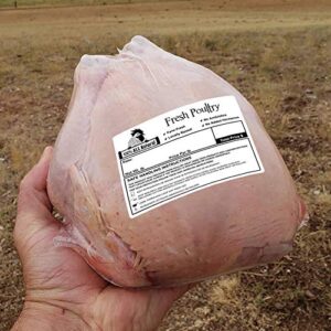 Poultry Freezer Labels,50Pcs 4x3 Inch with Safe Handling Instructions Exemption