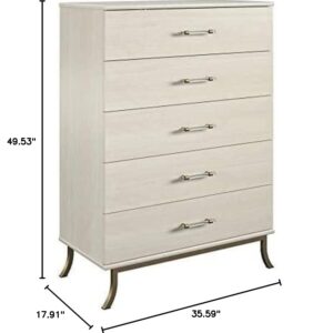 Little Seeds Monarch Hill Clementine White 5 Drawer Dresser