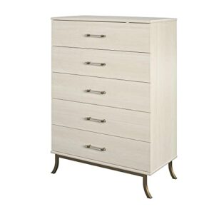 Little Seeds Monarch Hill Clementine White 5 Drawer Dresser