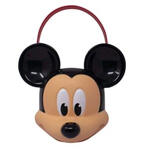mickey mouse disney character bucket – children’s halloween trick or treat candy and storage pail, multi (mm00599)