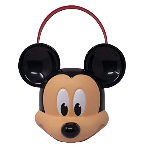 Mickey Mouse Disney Character Bucket – Children’s Halloween Trick or Treat Candy and Storage Pail, Multi (MM00599)