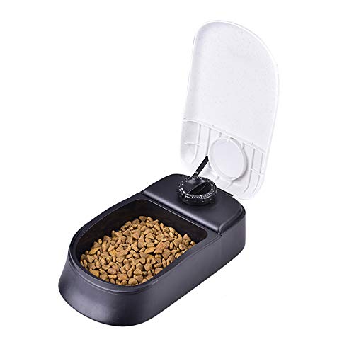 ZZK Automatic Pet Feeder Dog Timer Feeder Cat and Dog Pet Dry Food Dispenser Washing Bowl Convenient Dog Cat Feeding Bowl 48-Hour Timer