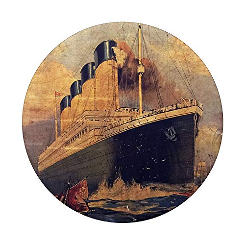 RMS Titanic 1912 Historic Vintage Advertisement Poster PopSockets Swappable PopGrip