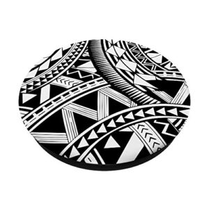Cute Polynesian Tattoo Hawaiian Tribal Samoan - Gift PopSockets PopGrip: Swappable Grip for Phones & Tablets