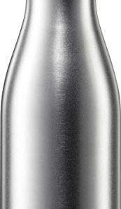 Lurch Germany Thermal Bottle for Hot and Cold Drinks Made of Double-Walled Stainless Steel (Sandblasted Stainless Steel, 11, oz. | 0.35l)