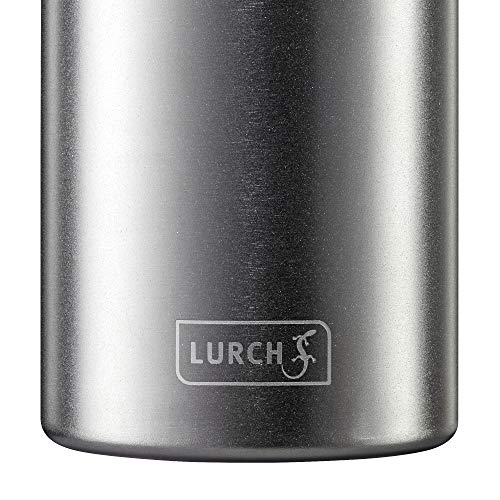 Lurch Germany Thermal Bottle for Hot and Cold Drinks Made of Double-Walled Stainless Steel (Sandblasted Stainless Steel, 11, oz. | 0.35l)