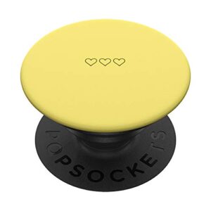 cute yellow aesthetic popsockets swappable popgrip