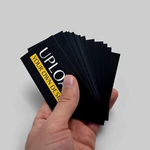 Custom Printed Business Cards [2-Sides] Thick Personalized Cards (300GSM 14PT) 3.5" x 2" [100% Printed in the USA] Premium Front & Back Sides (Customizable)