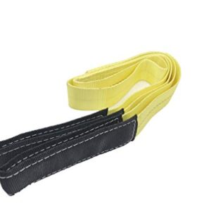 AsgenoX 2 Pack 2 "x6' Tow Strap with Reinforced Loops Vehicle Recovery Rope 18,000 lbs Pound Capacity Recovery Strap (2 "x6' Tow Strap)