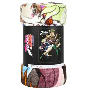 Bioworld JoJo's Bizarre Adventure Fleece Blanket