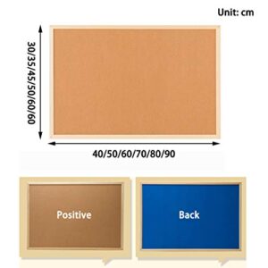 Cork Board Photo Wall, Home Pushpin Board, Message Board, Wall-Mounted Bulletin Board for Office or Classroom, Note Board