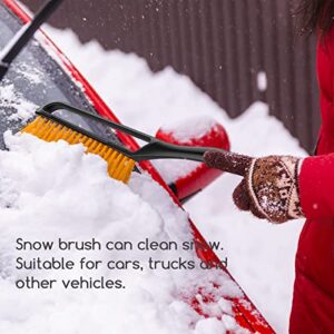 Jsdoin 27”Snow Brush, Detachable Car Ice Scraper for Windshield with Foam Grip